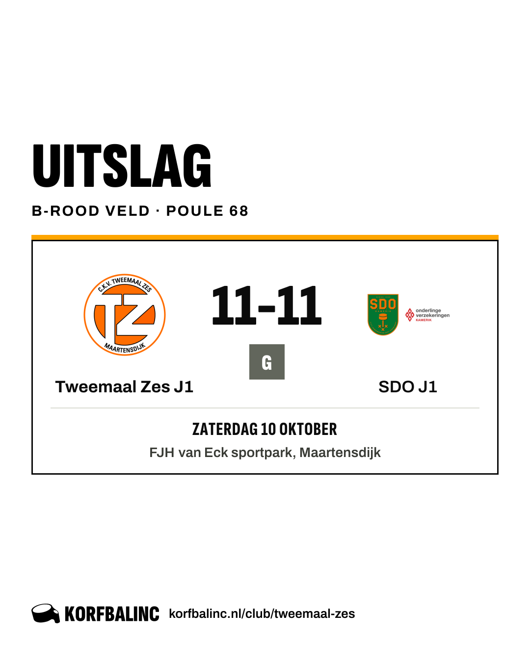 Tweemaal Zes J1 - SDO J1