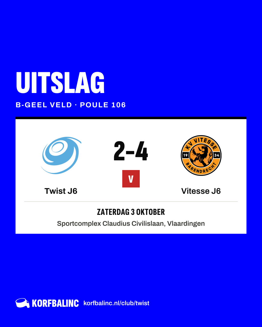 Twist J6 - Vitesse J6