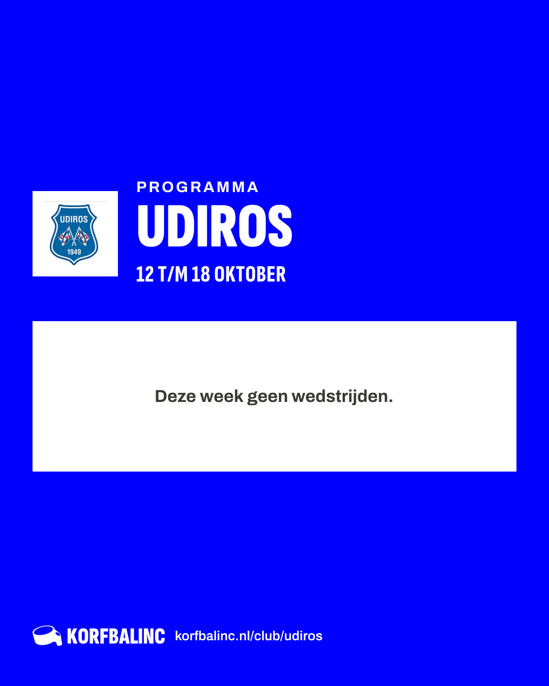 Uitslagen Udiros