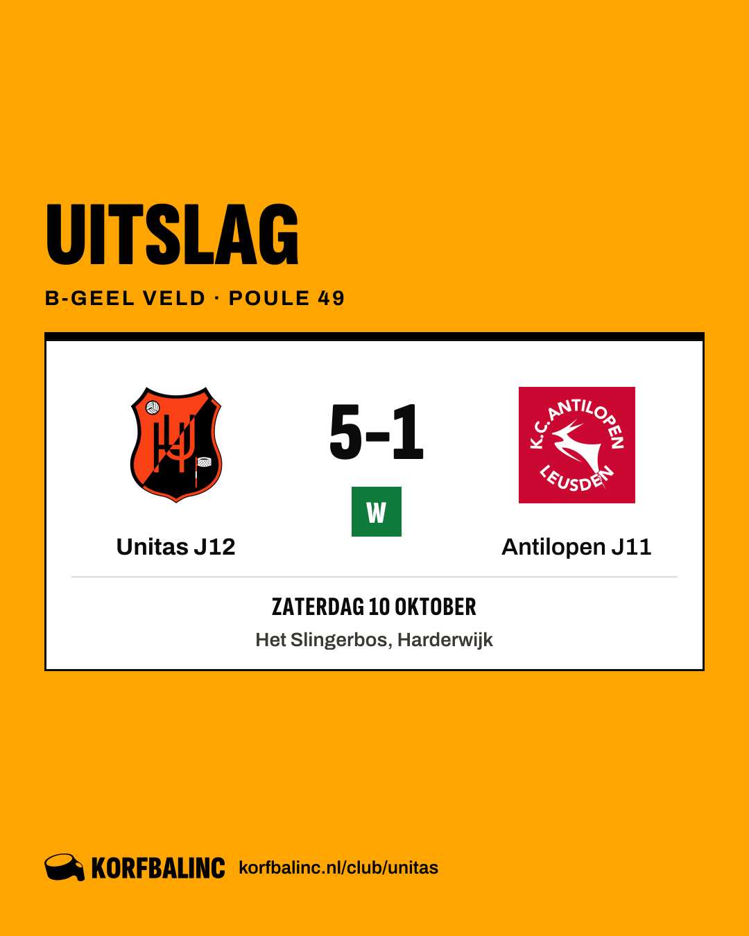 Unitas J12 - Antilopen J11