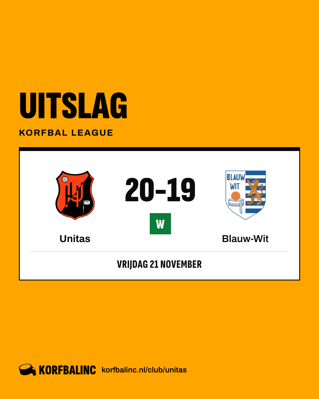 Unitas - Blauw-Wit
