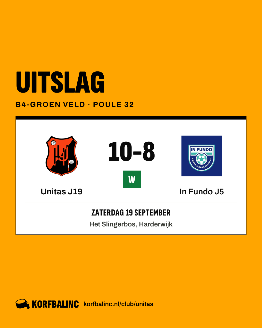 Unitas J19 - In Fundo J5