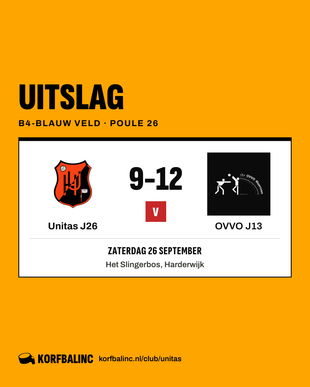 Unitas J26 - OVVO J13