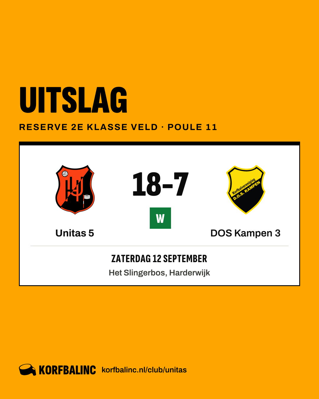 Unitas 5 - DOS Kampen 3