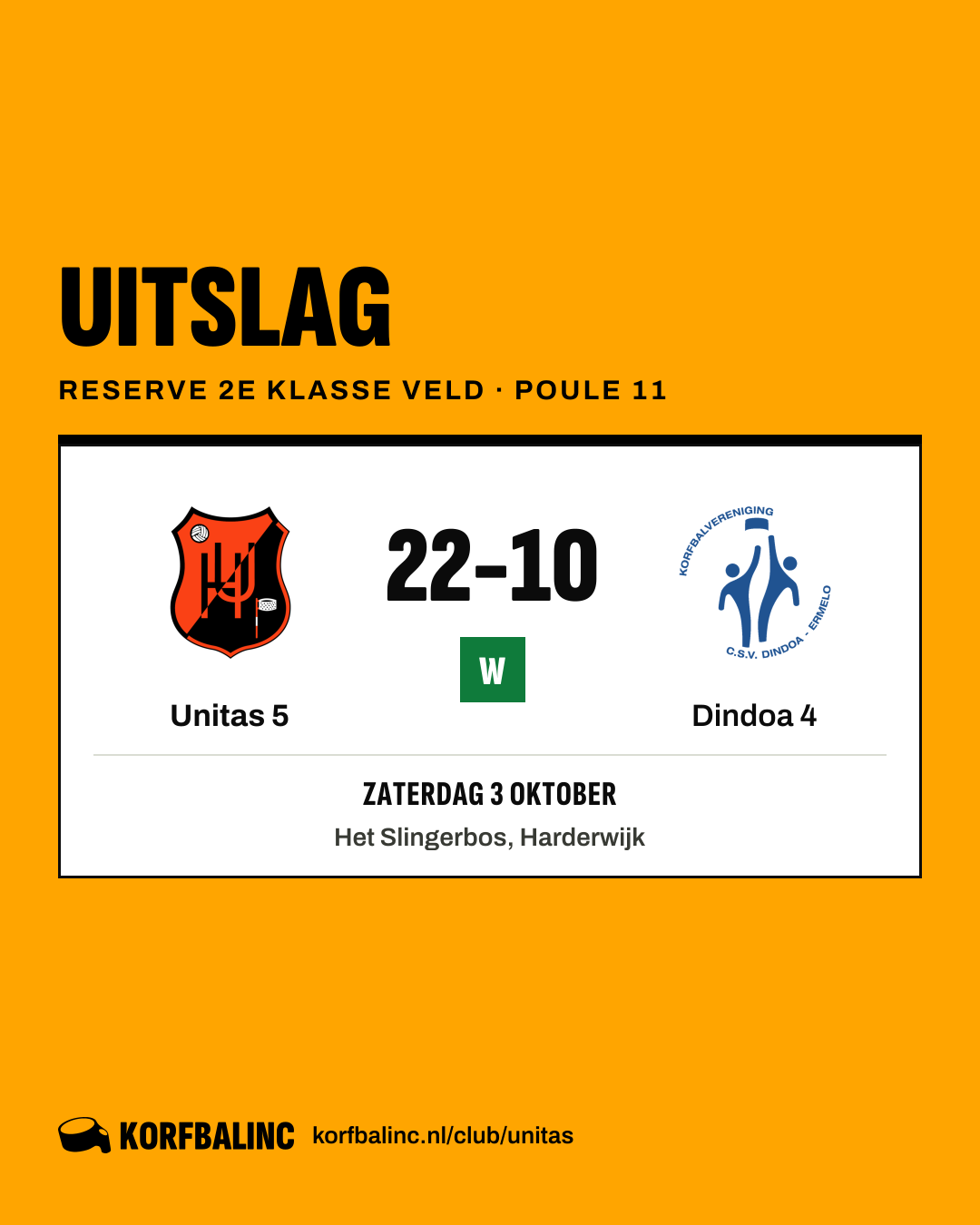 Unitas 5 - Dindoa 4