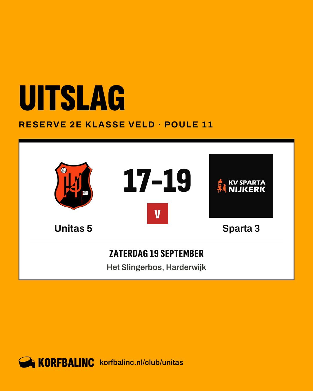 Unitas 5 - Sparta 3