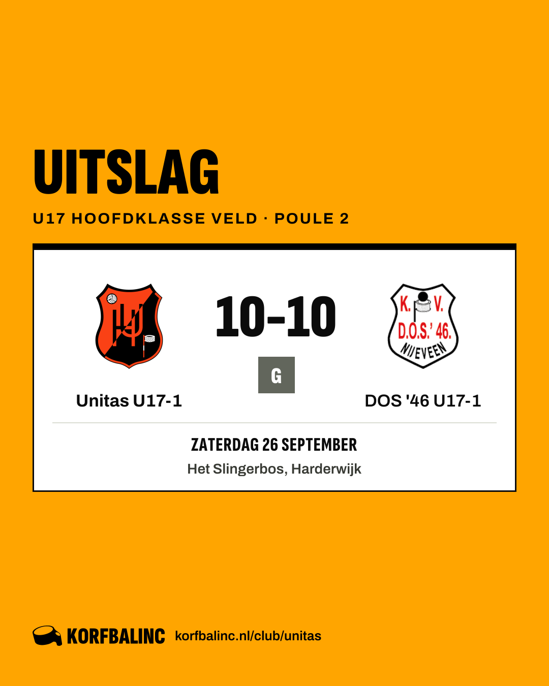 Unitas U17-1 - DOS '46 U17-1