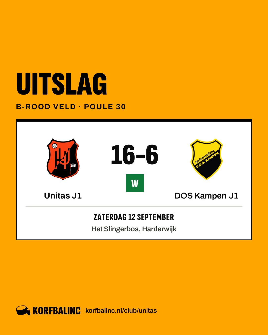 Unitas J1 - DOS Kampen J1