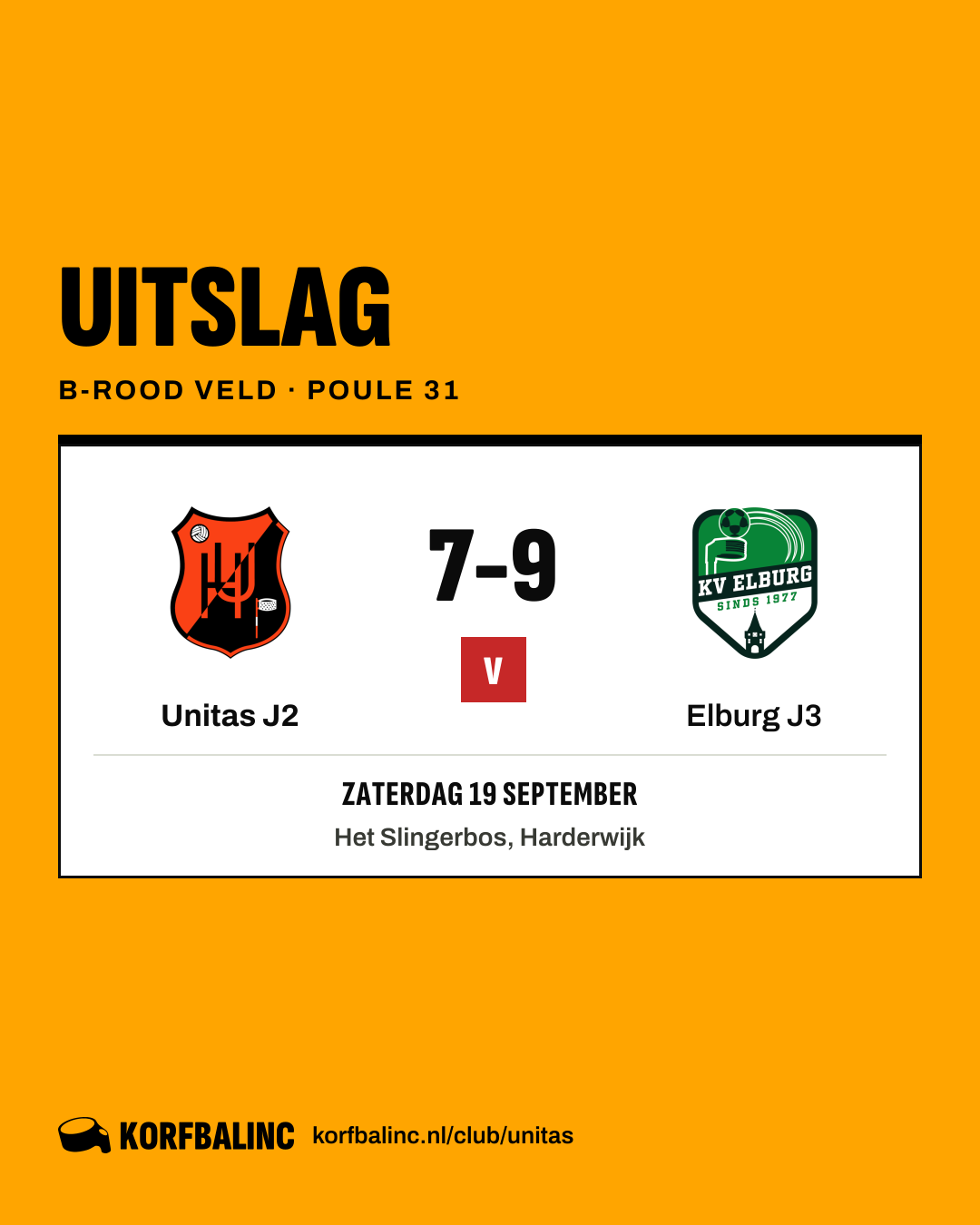 Unitas J2 - Elburg J3