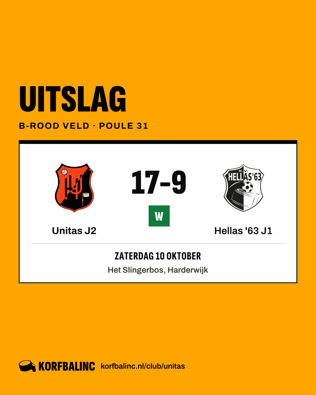 Unitas J2 - Hellas '63 J1