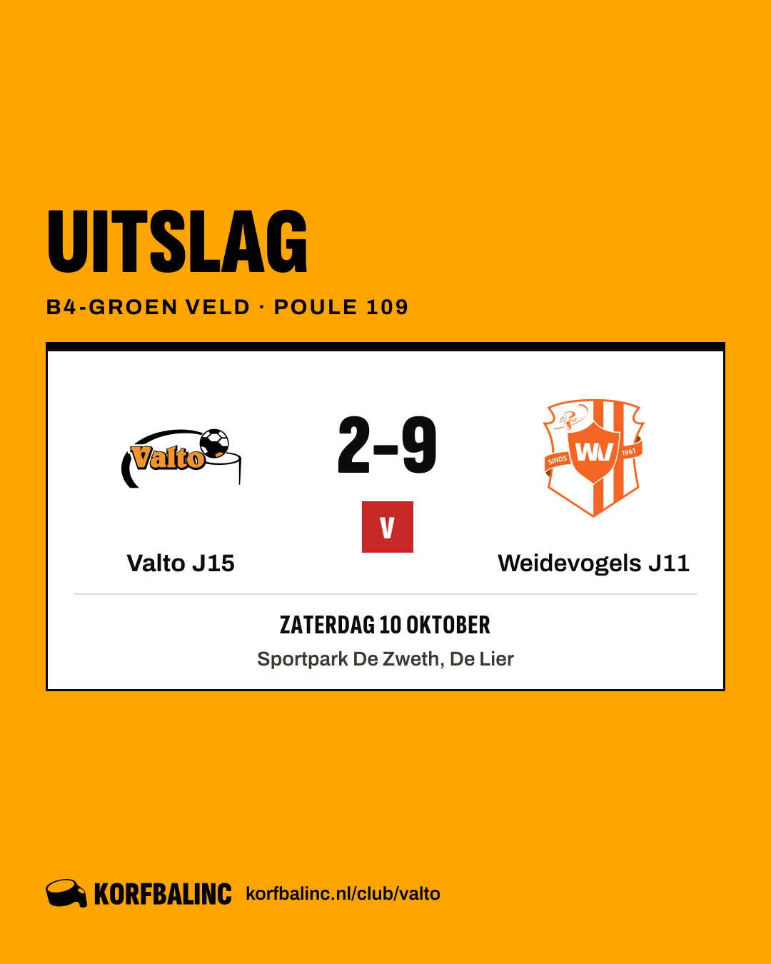 Valto J15 - Weidevogels J11