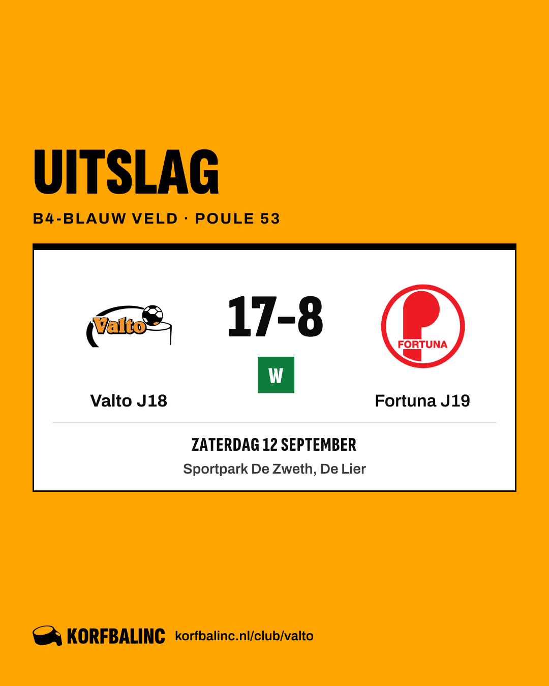 Valto J18 - Fortuna J19