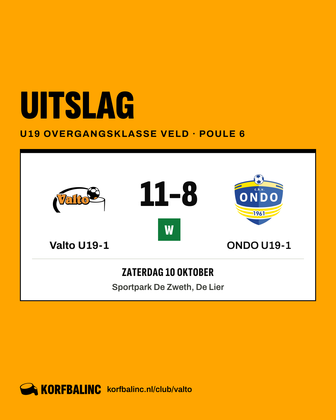 Valto U19-1 - ONDO U19-1