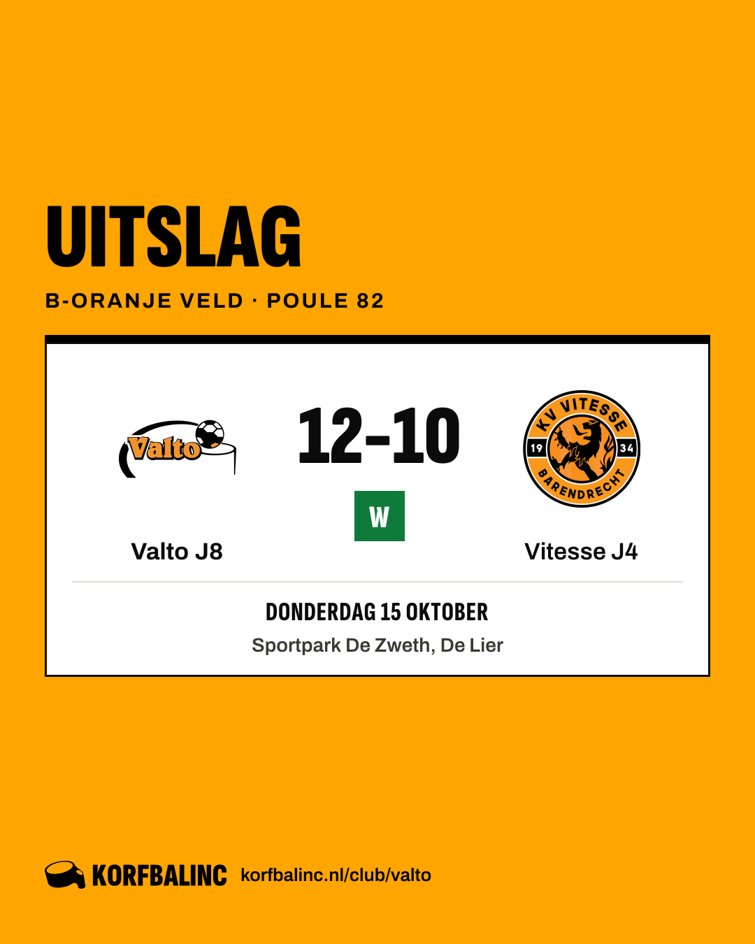 Valto J8 - Vitesse J4