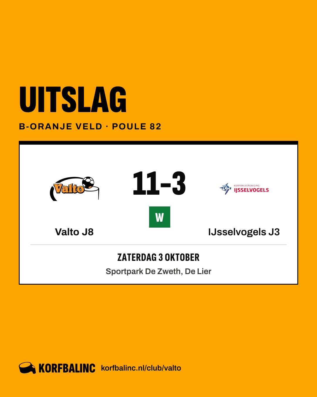 Valto J8 - IJsselvogels J3