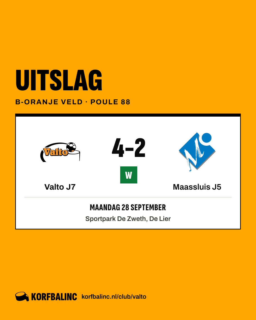 Valto J7 - Maassluis J5