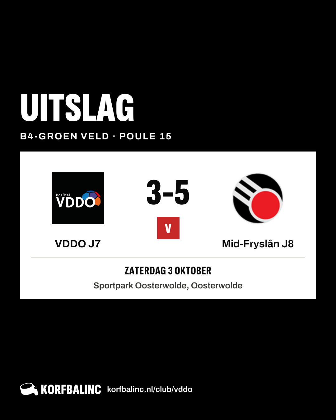VDDO J7 - Mid-Fryslân J8