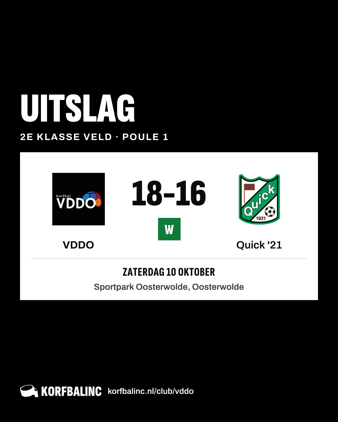 VDDO - Quick '21