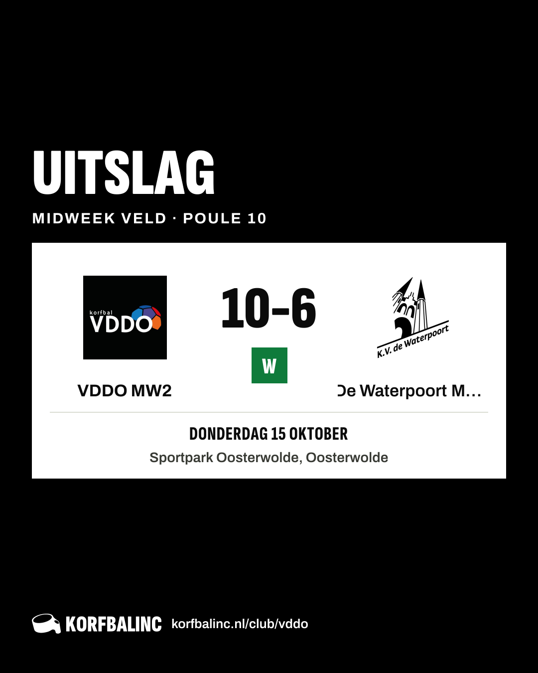 VDDO MW2 - De Waterpoort MW1