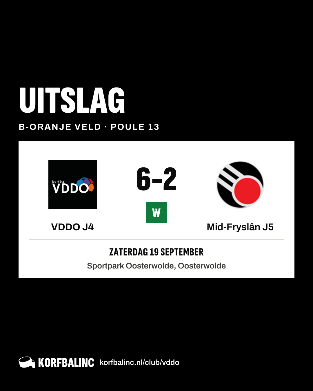 VDDO J4 - Mid-Fryslân J5