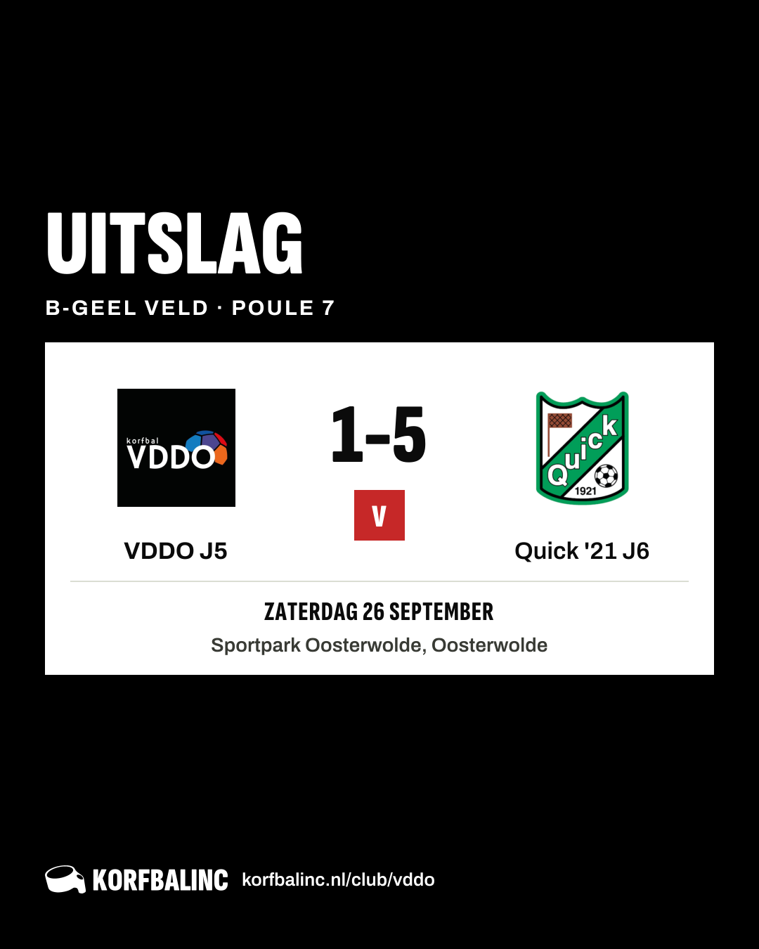 VDDO J5 - Quick '21 J6