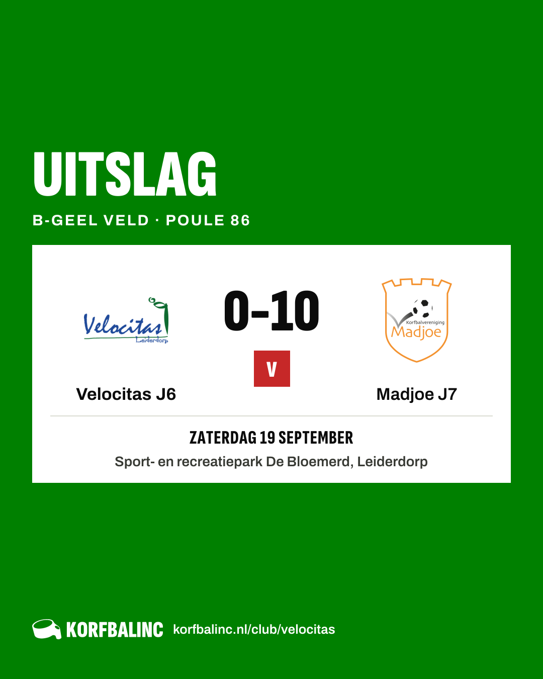 Velocitas J6 - Madjoe J7