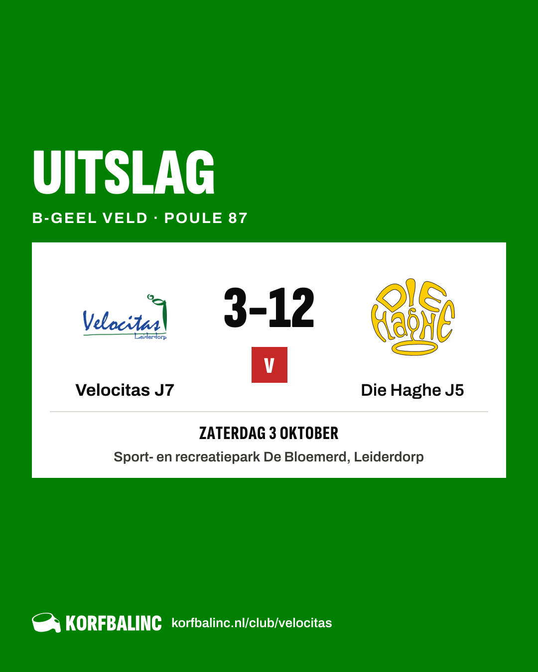 Velocitas J7 - Die Haghe J5