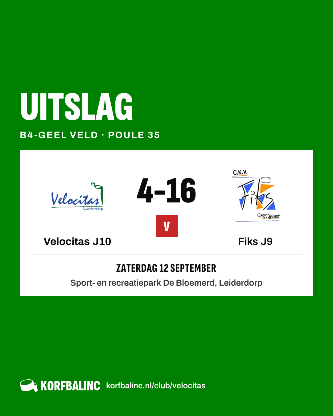 Velocitas J10 - Fiks J9