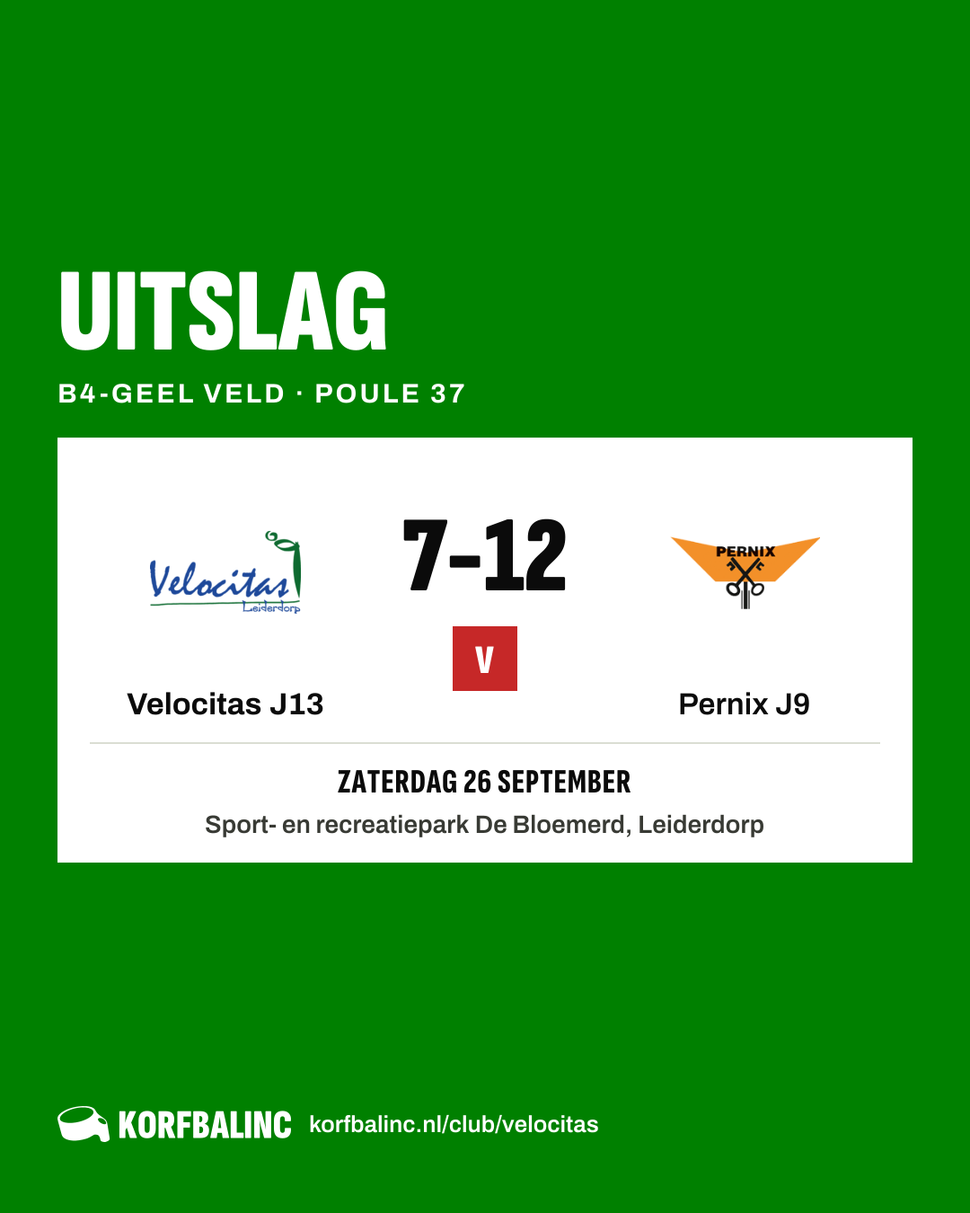Velocitas J13 - Pernix J9