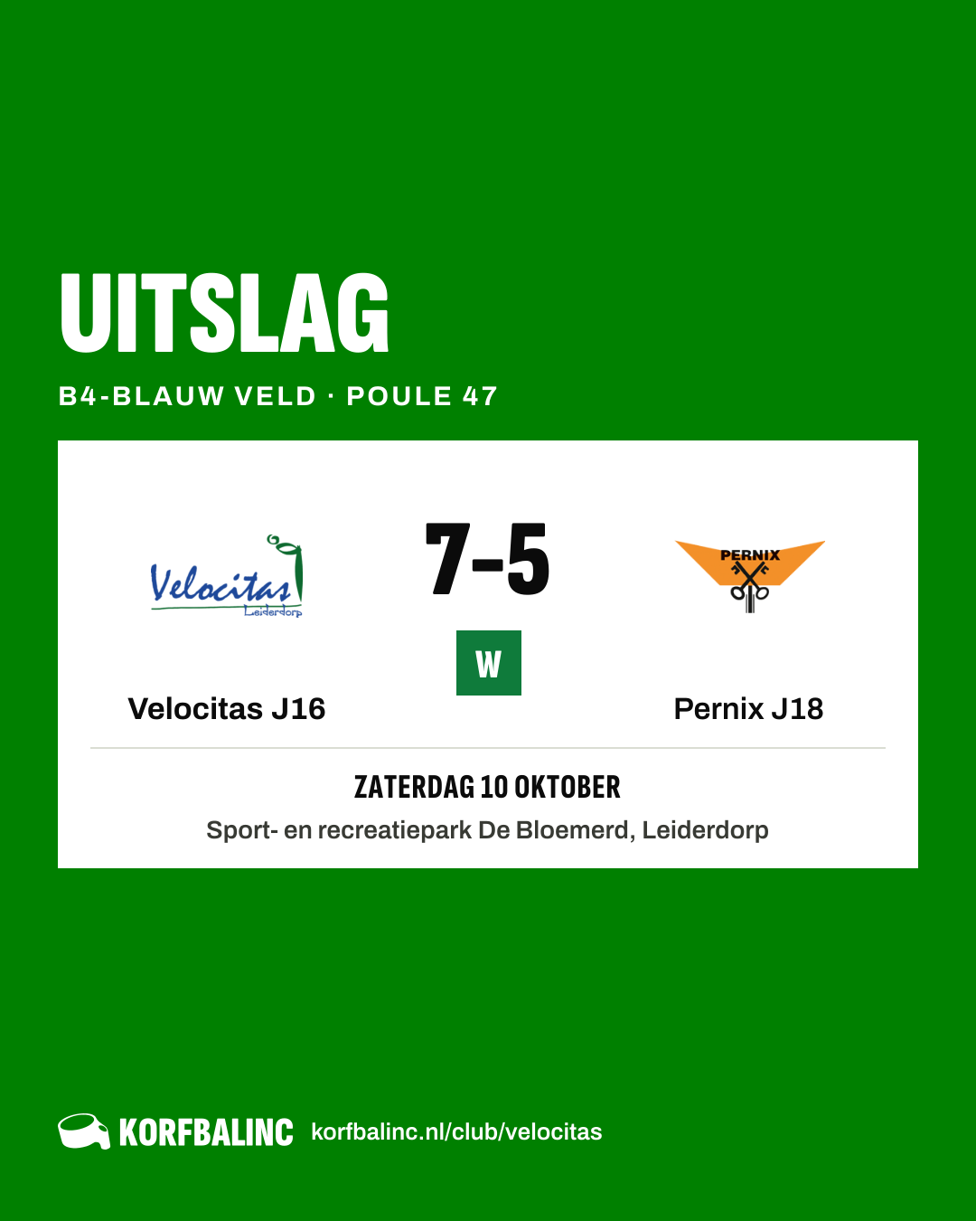 Velocitas J16 - Pernix J18
