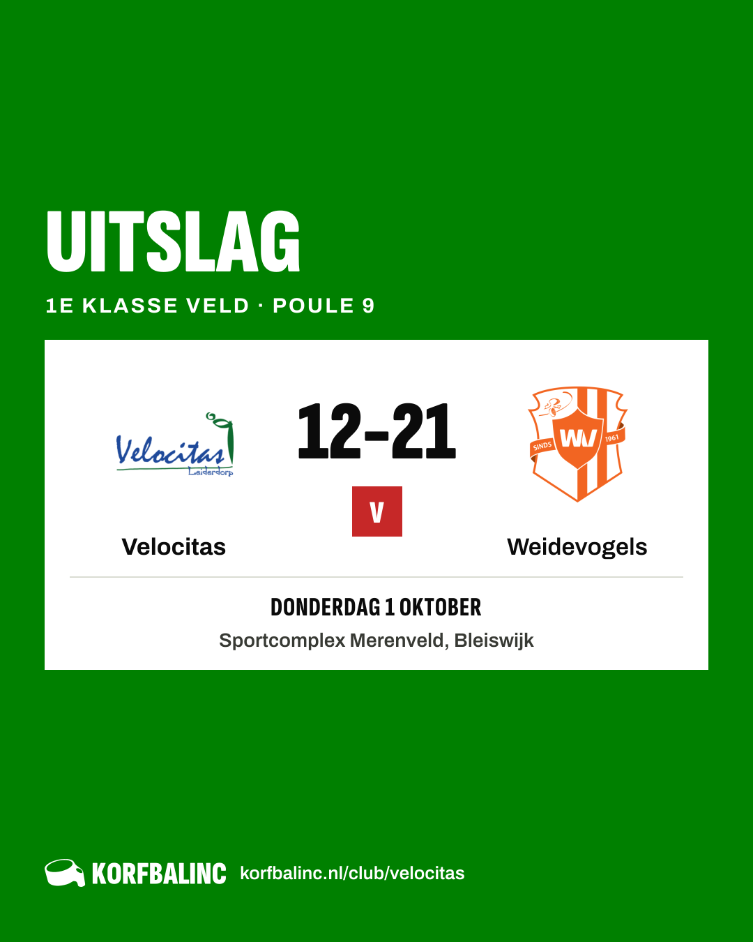 Velocitas - Weidevogels