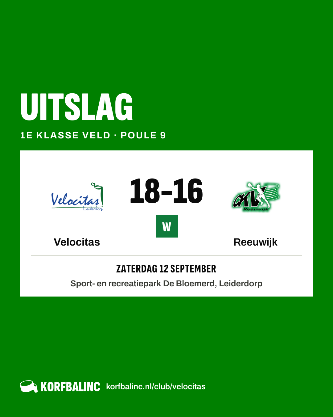Velocitas - Reeuwijk