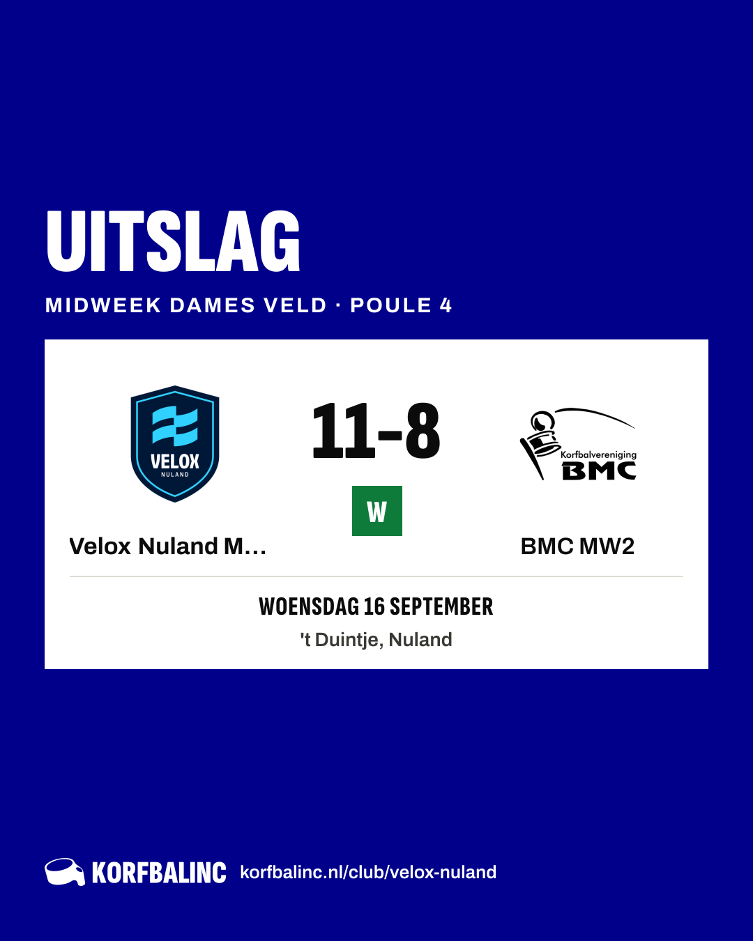 Velox Nuland MW2 - BMC MW2