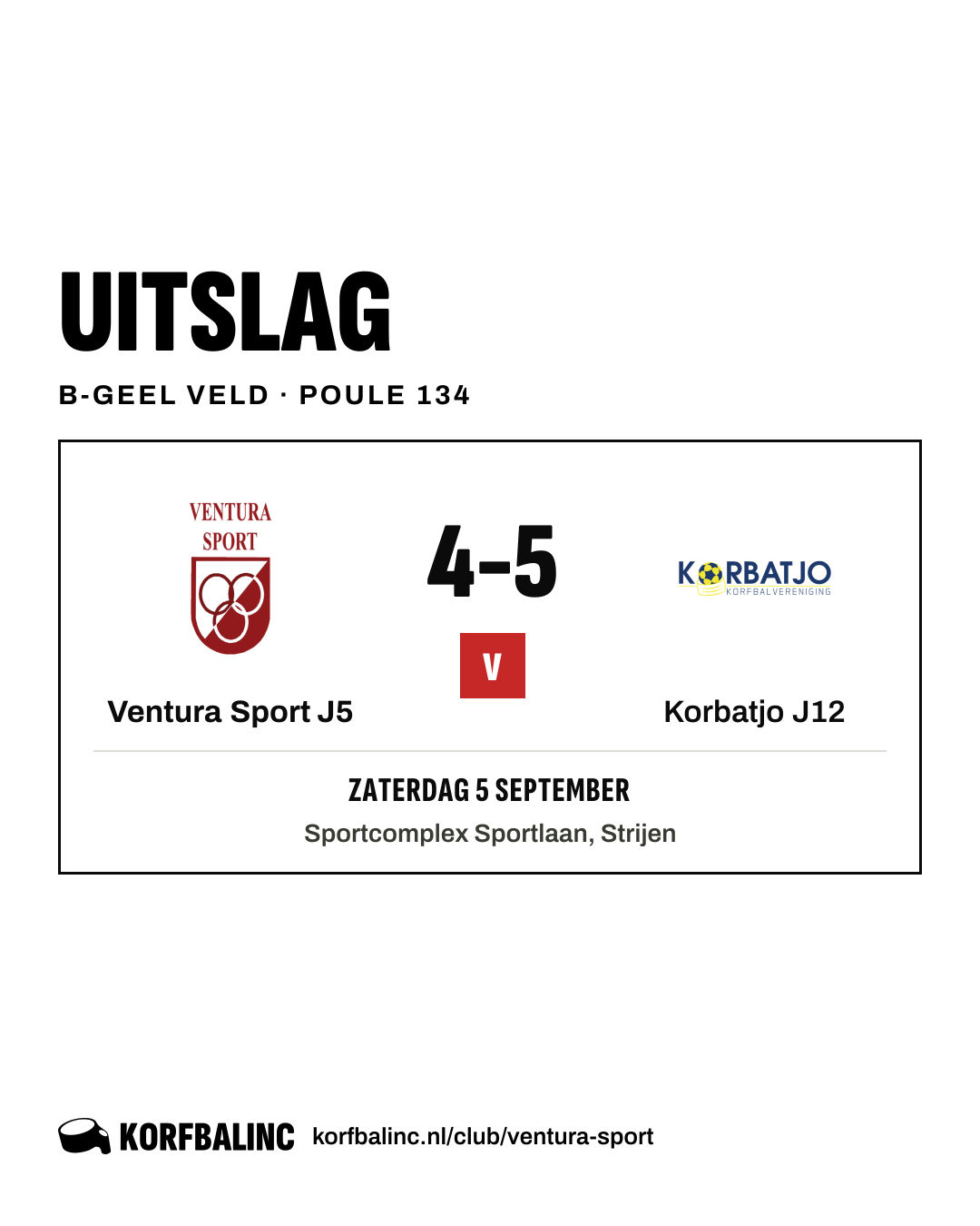 Ventura Sport J5 - Korbatjo J12