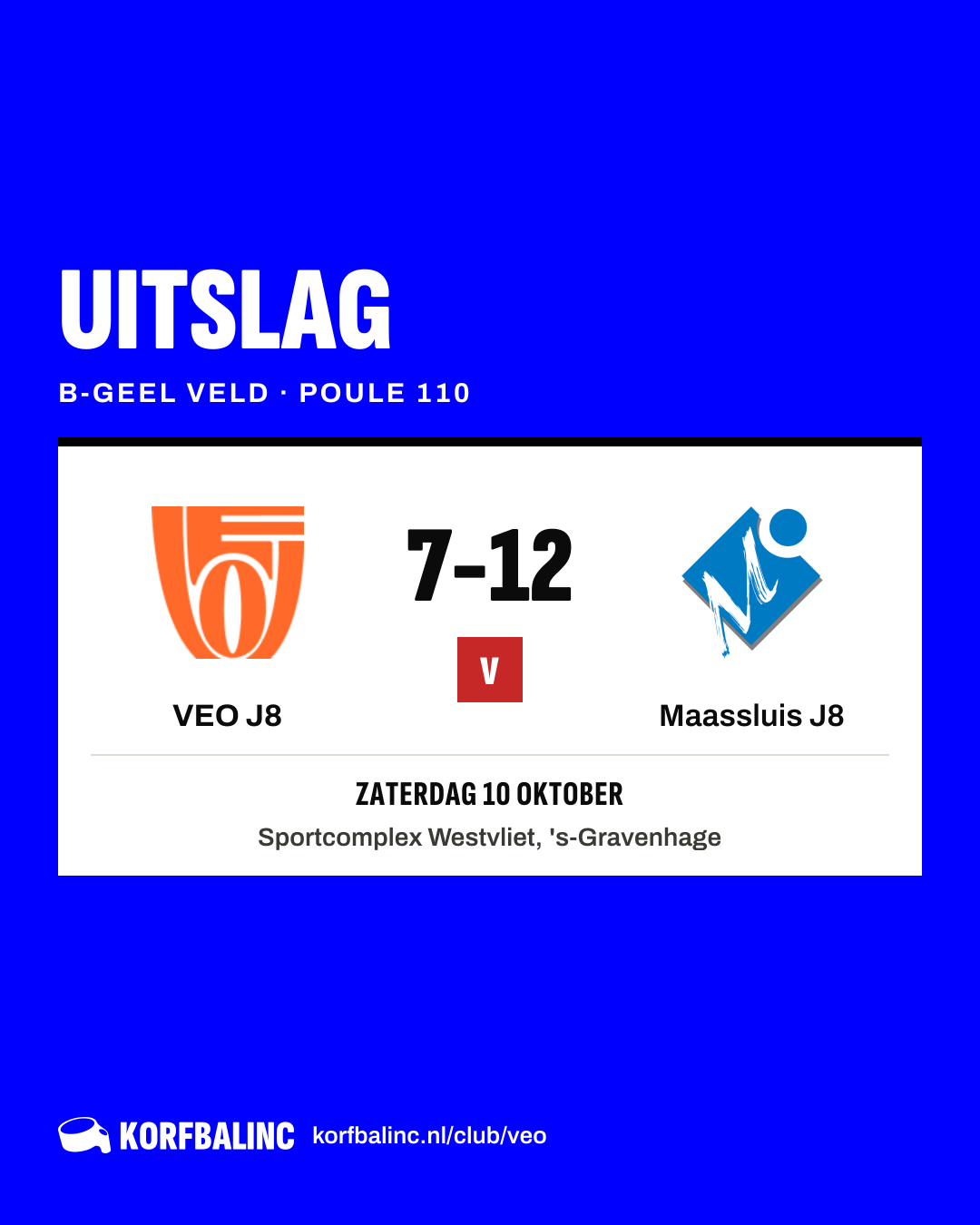 VEO J8 - Maassluis J8