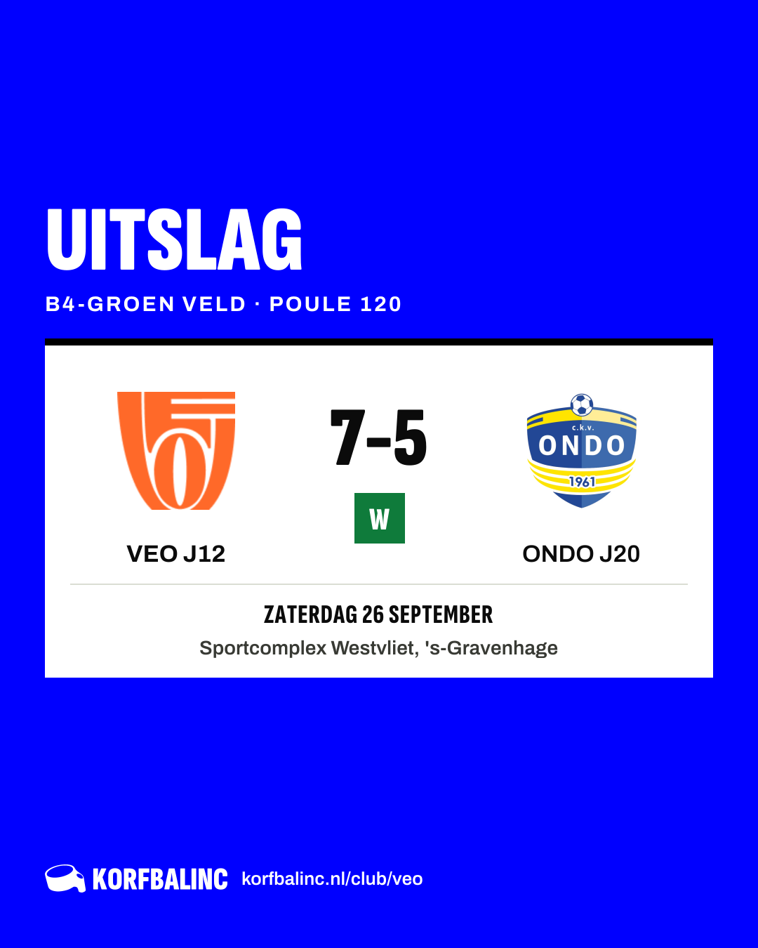 VEO J12 - ONDO J20