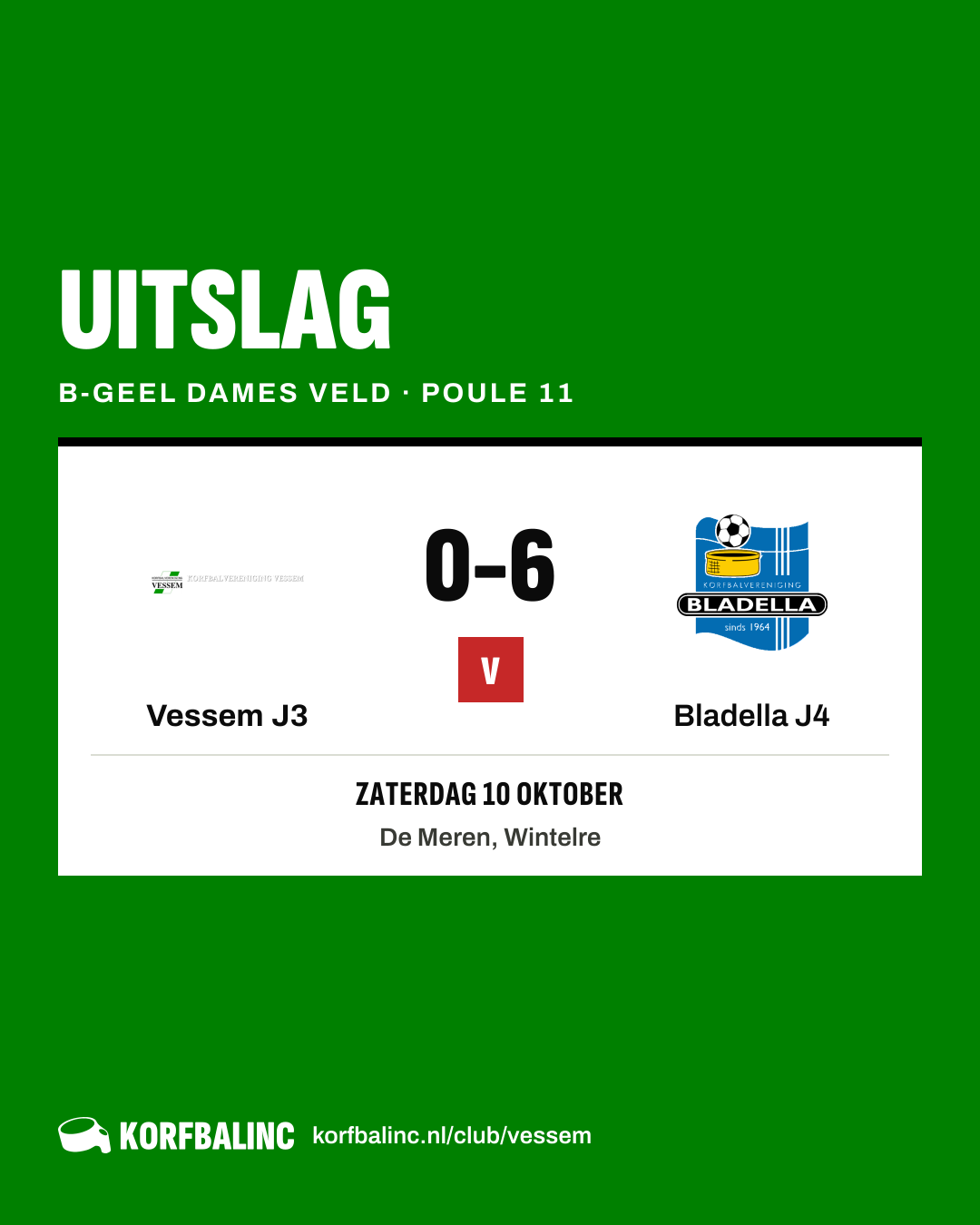 Vessem J3 - Bladella J4