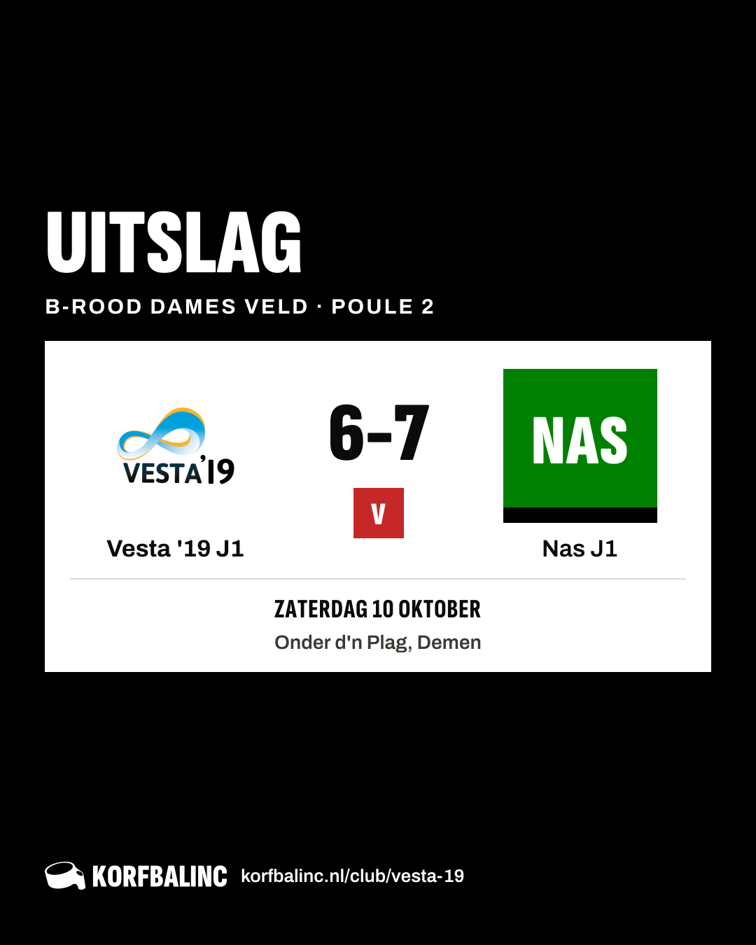 Vesta '19 J1 - Nas J1