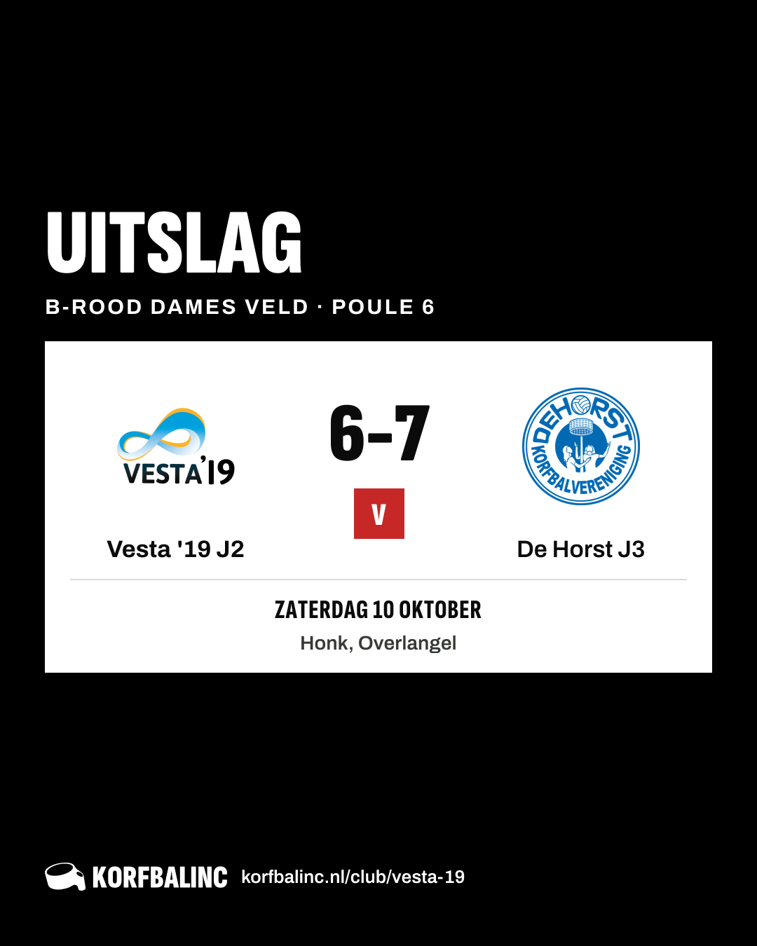 Vesta '19 J2 - De Horst J3