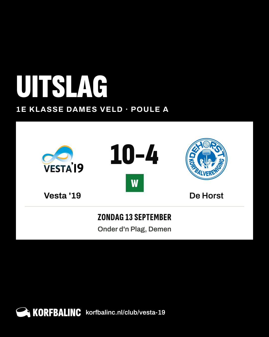 Vesta '19 - De Horst