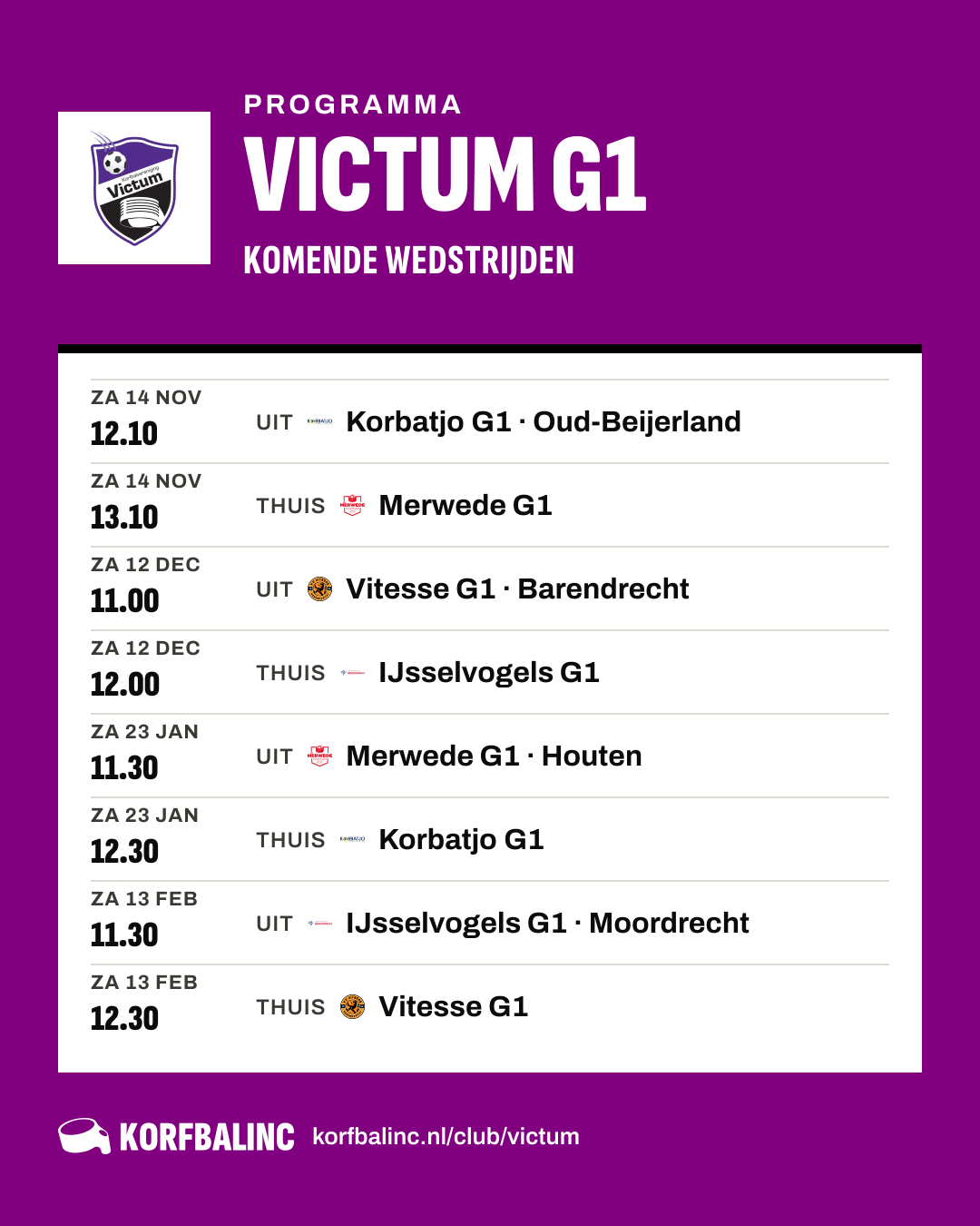 Fixtures Victum G1
