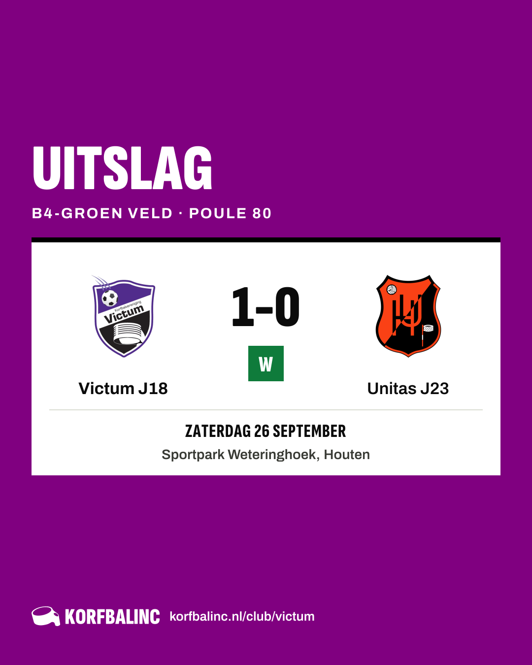 Victum J18 - Unitas J23