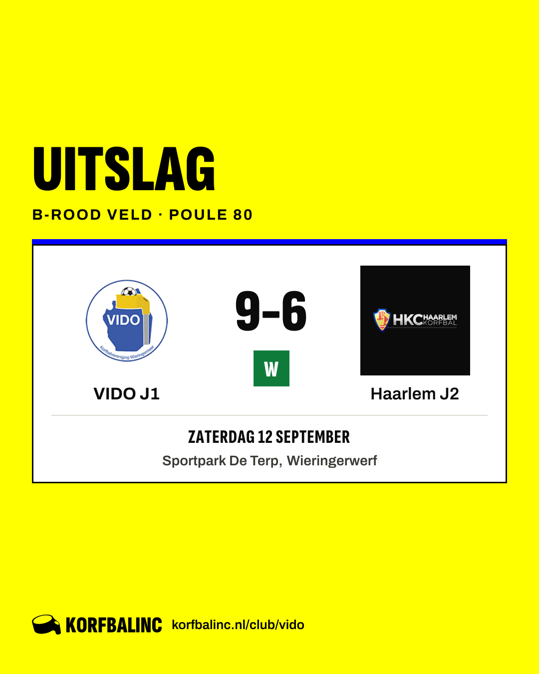 VIDO J1 - Haarlem J2