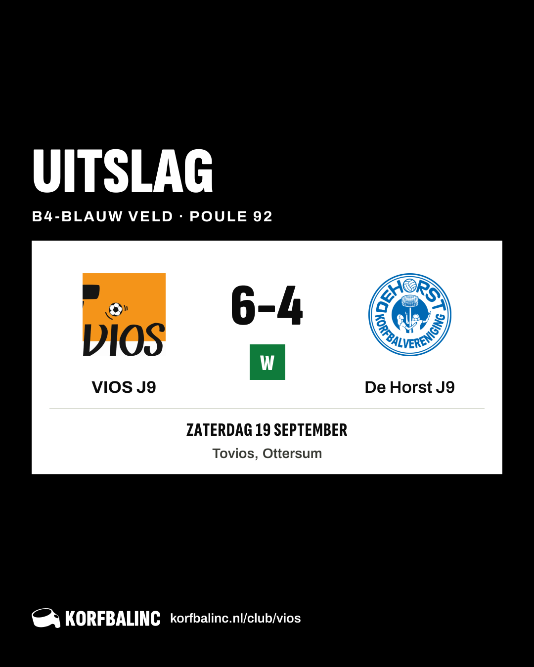 VIOS J9 - De Horst J9