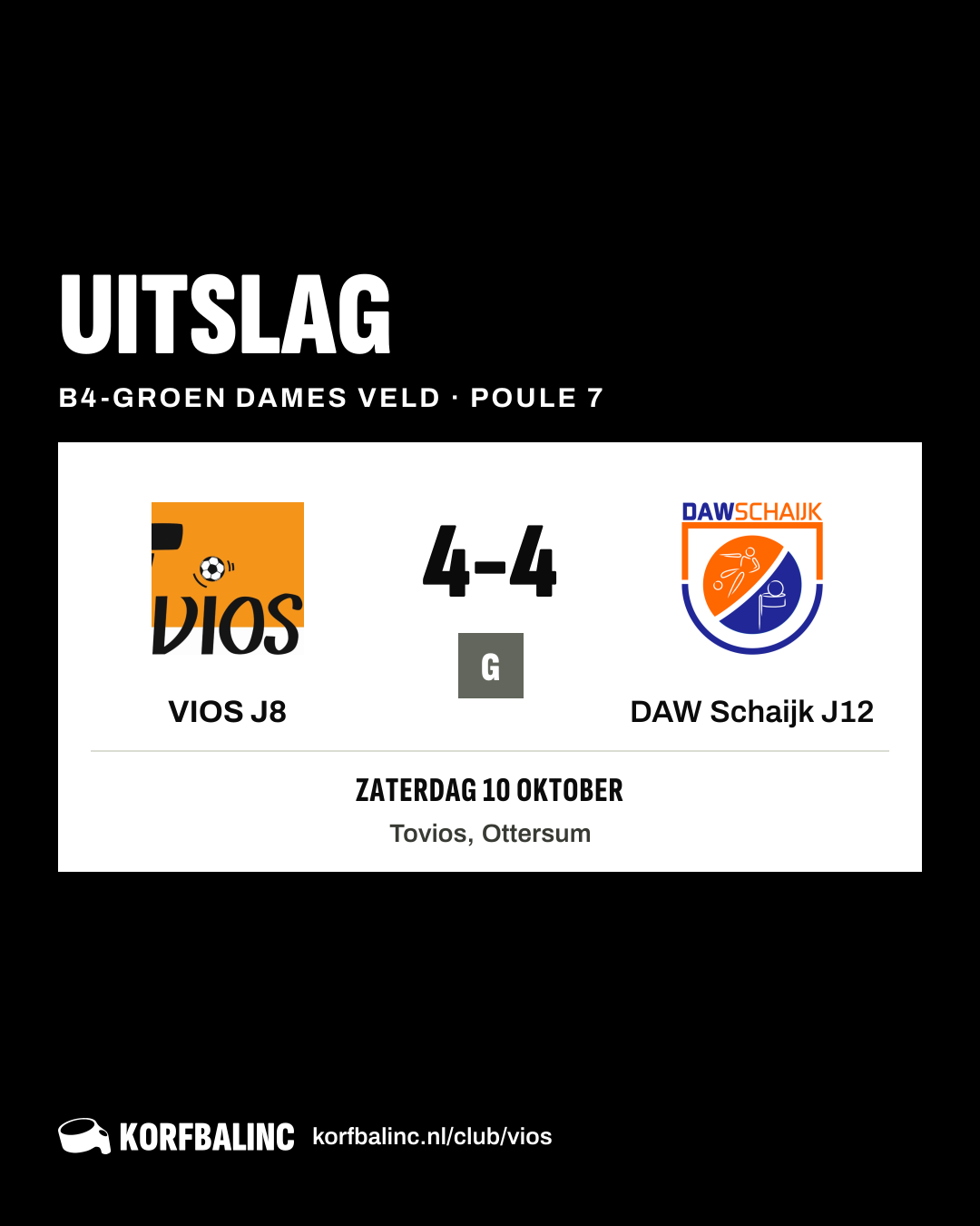 VIOS J8 - DAW Schaijk J12