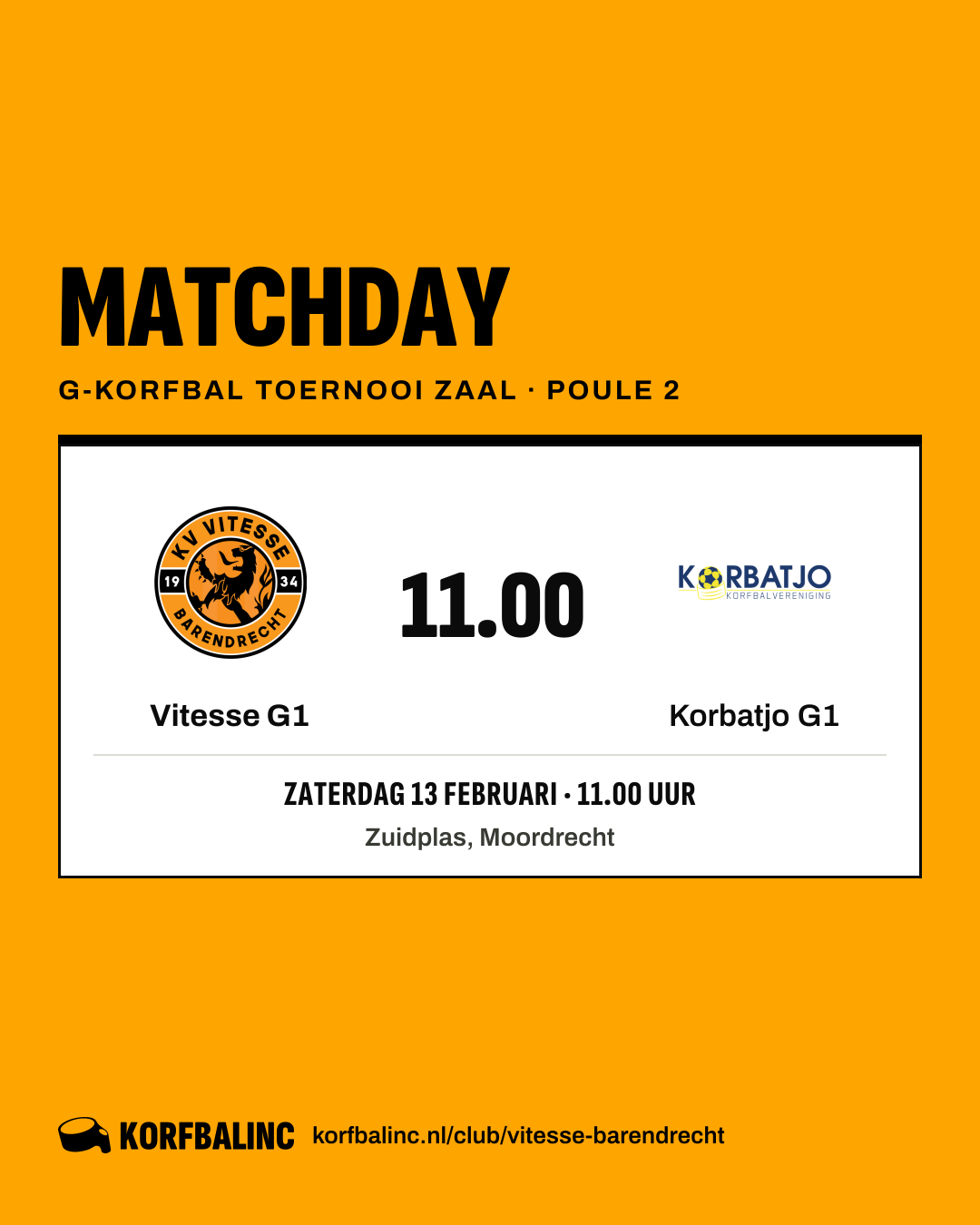 Vitesse G1 - Korbatjo G1
