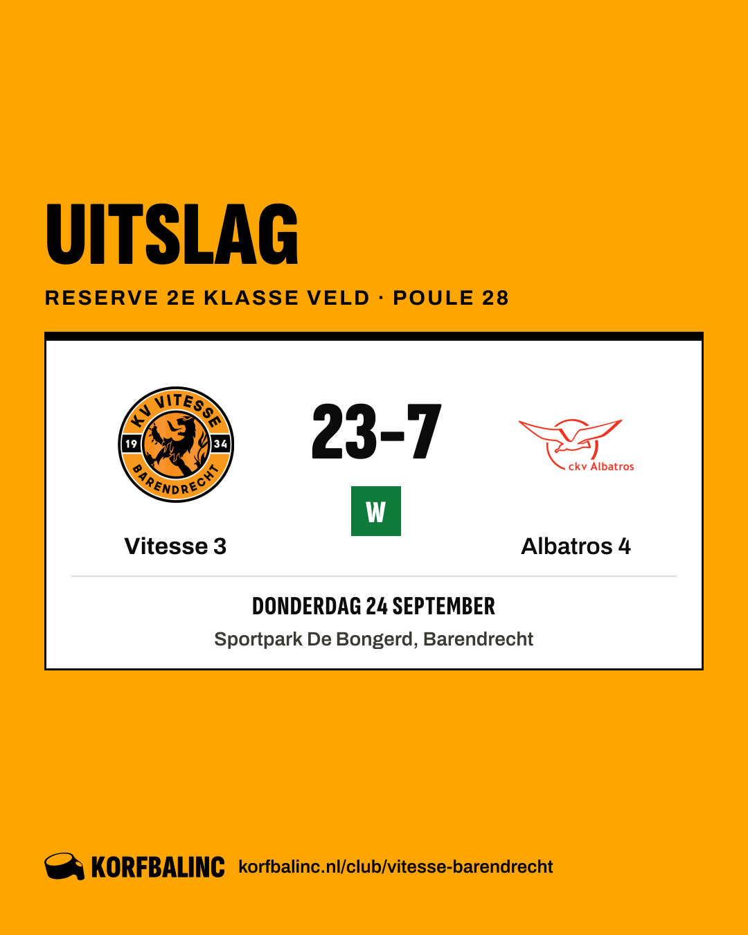 Vitesse 3 - Albatros 4
