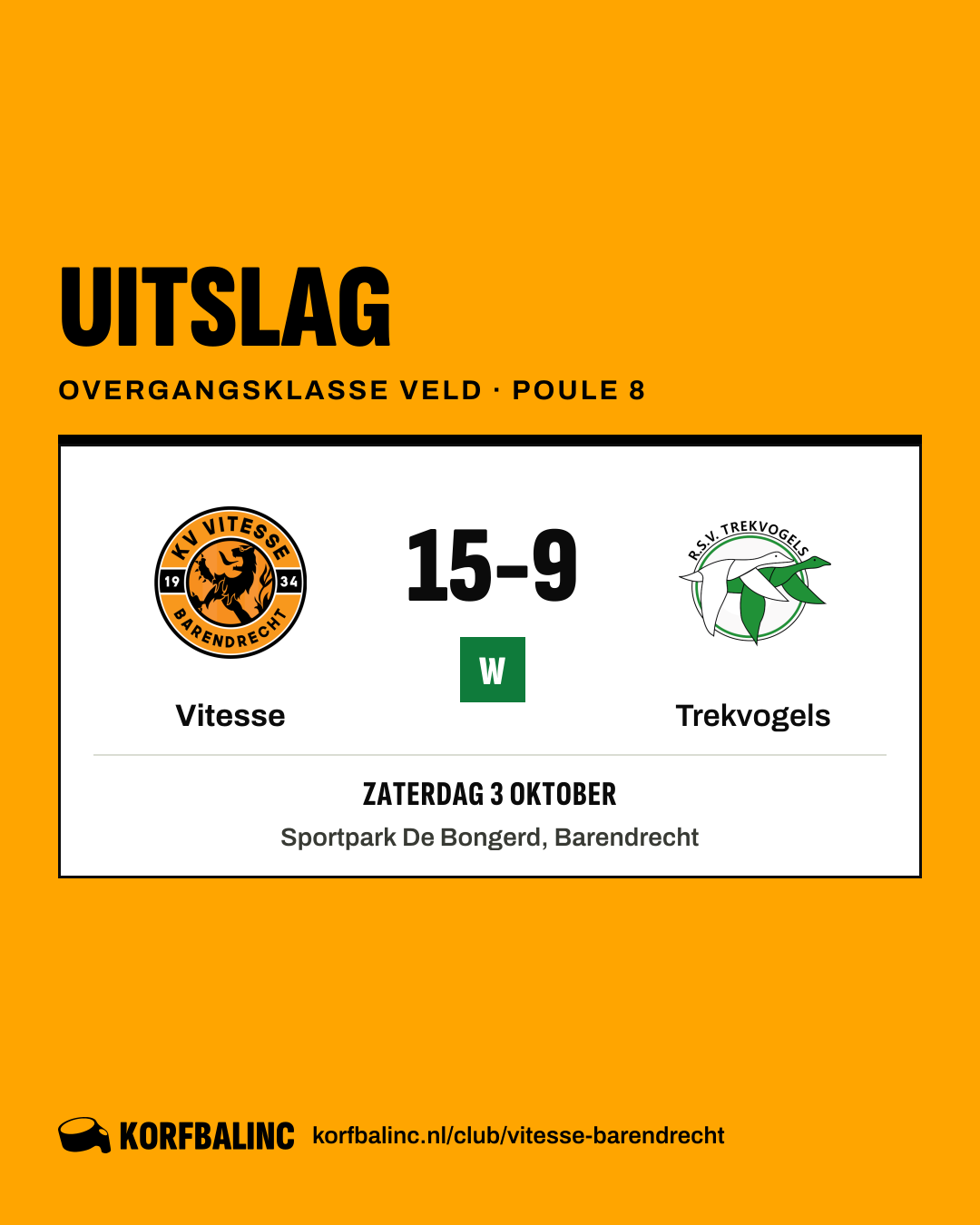 Vitesse - Trekvogels