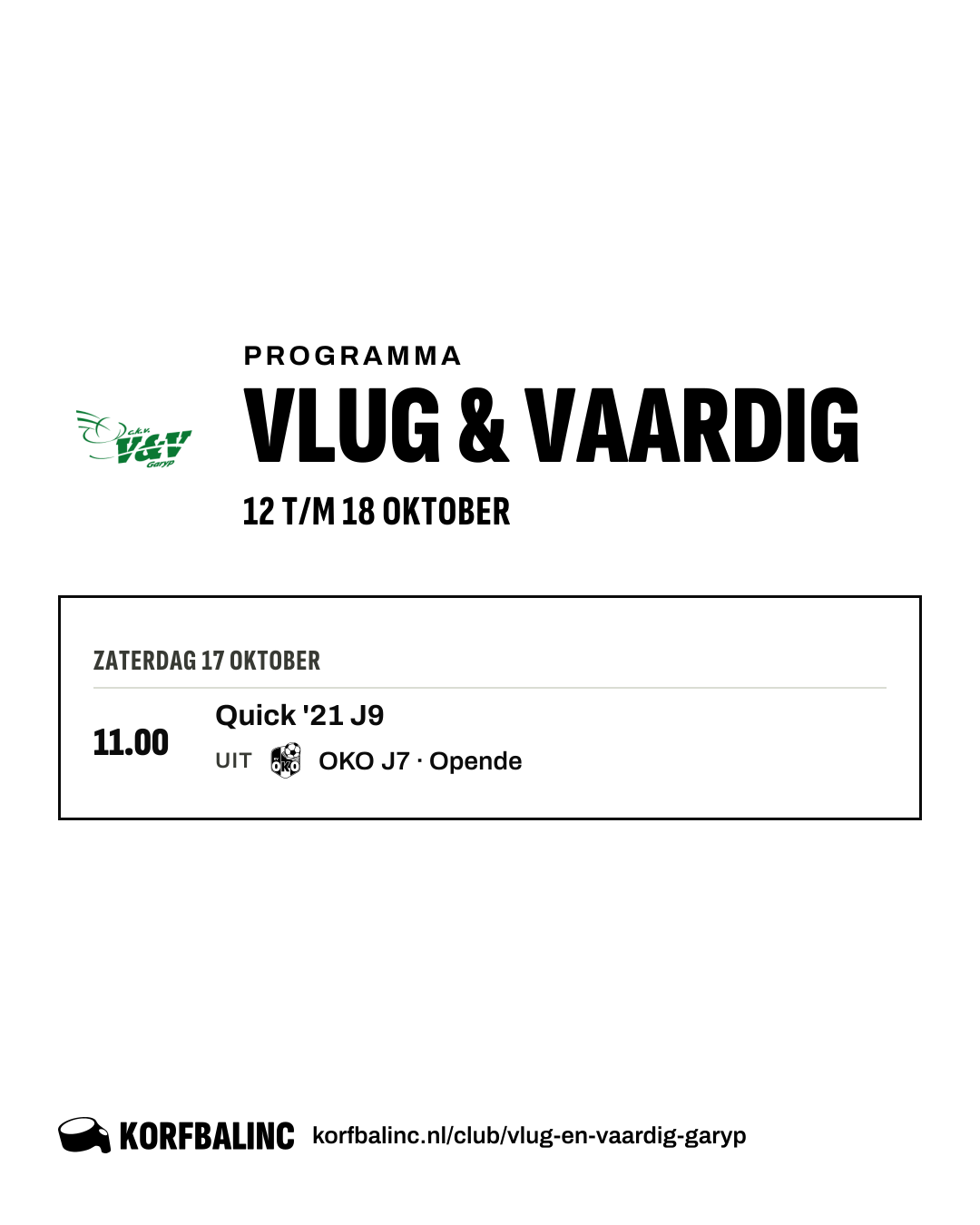 Programma Vlug & Vaardig
