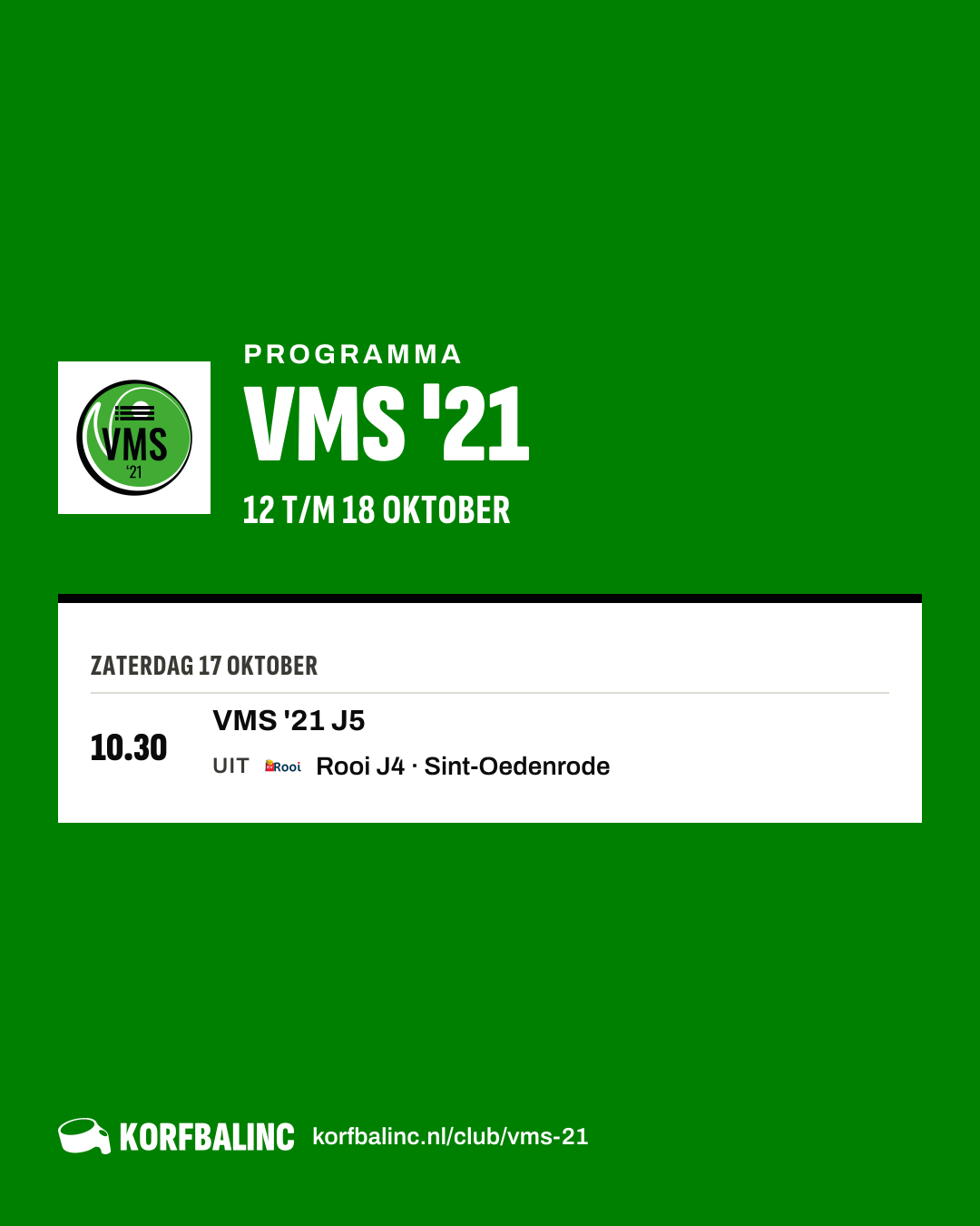 Programma VMS '21